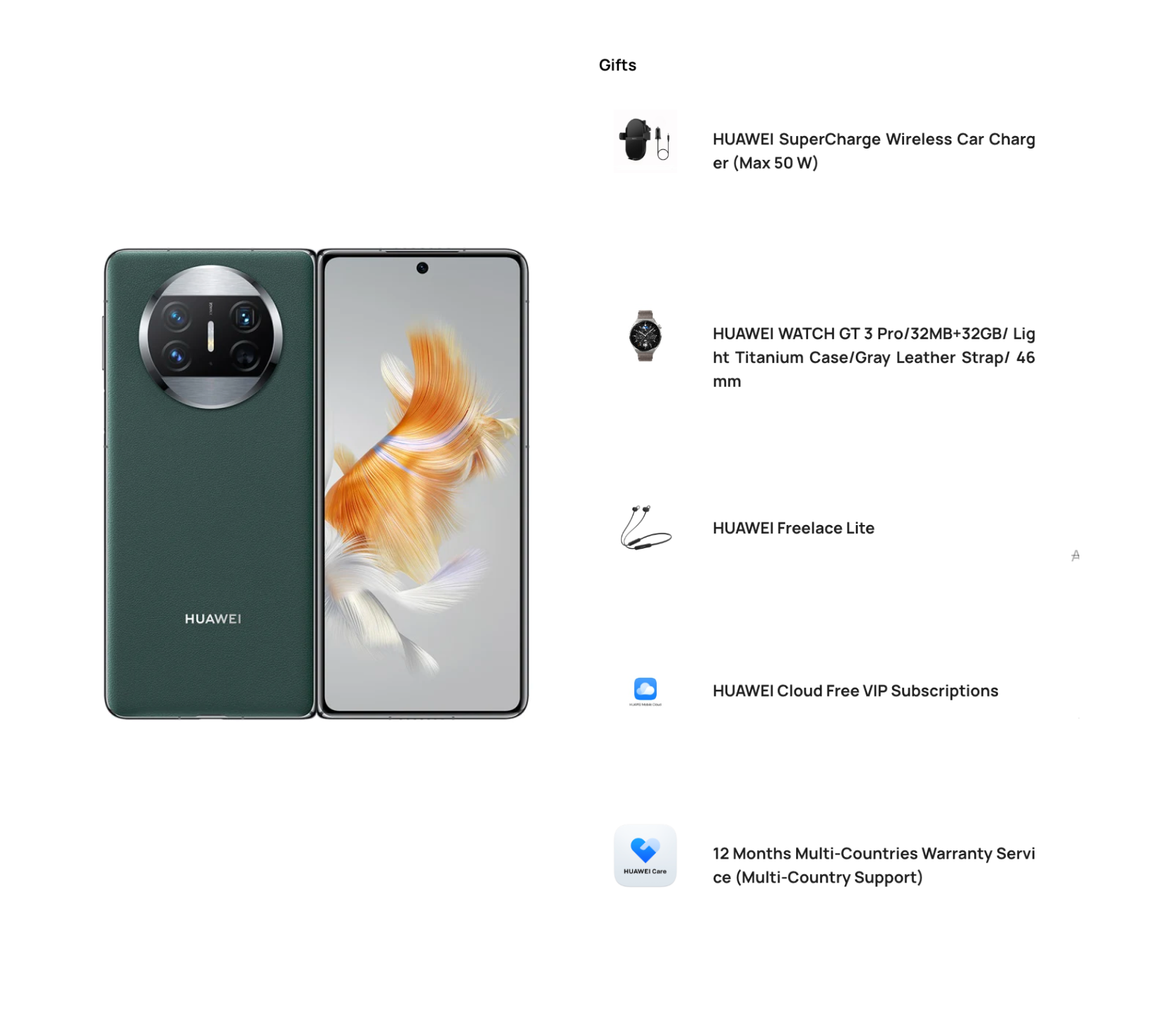 HUAWEI Mate X3 12GB+512GBMobilesUnfold a New Horizon Slim, Lightweight Quad-Curve Foldable Design Durable Kunlun Glass Ultra Vision XMAGE Camera Slim, Lightweight Quad-Curve Foldable Design239g Quad-Curve Body1, Slimmed Down to 5.3 mm thickness, Advance